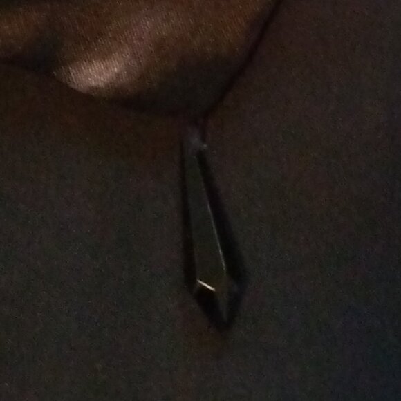 Fashion Bug Women's Black Sleeveless Layered Blouse Size 16 - Picture 6 of 6